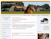 Tablet Screenshot of immenknick.de